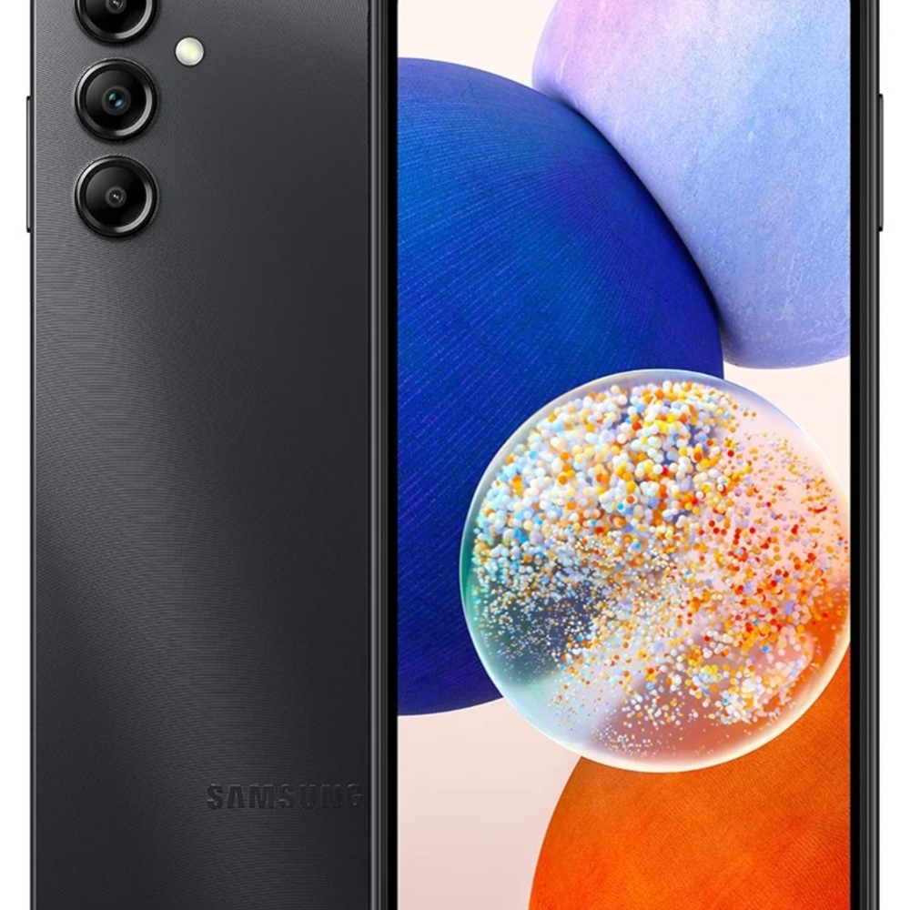 Samsung Galaxy A14 5G Black Sleek Design Triple Camera